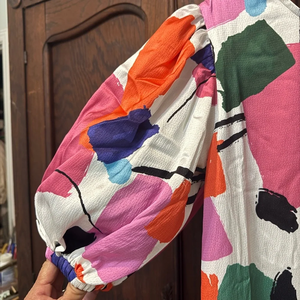 CROSBY by Mollie Burch Vibrant Multicolor Dress - Picture 5 of 9